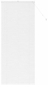 Persiana de Janela com cortinas Outros Manual Branco 90 x 220 cm Alumí