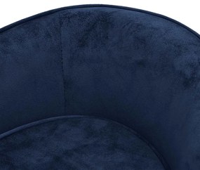 Sofá para cães 69x49x40 cm pelúcia azul