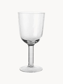 Copos de vinho tinto artesanais Hammered, 4 uni.