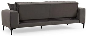 Sofá de 3 Lugares Astana – Antracite – 100x78x234 cm