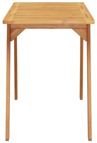 Mesa de jantar p/ jardim 110x56x75 cm madeira de acácia maciça