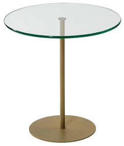Mesa de Apoio Chill-Out - Dourada - 50x50x50 cm
