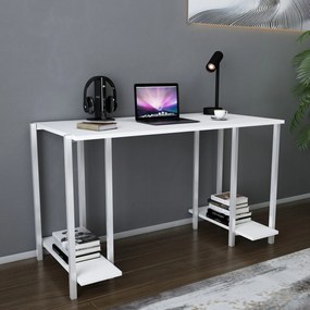 Secretária Academy – Branco – 125,2 cm x 60 cm x 73,8 cm