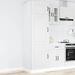 Armário de cozinha Kalmar derivados de madeira branco