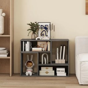 Móvel de TV de 2 peças Centro de entretenimento minimalista para TV de 50/55/60 polegadas com combinação livre cinza