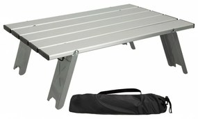Mesa Dobrável Aktive Prateado Alumínio 40 x 13 x 28,5 cm (4 Unidades)