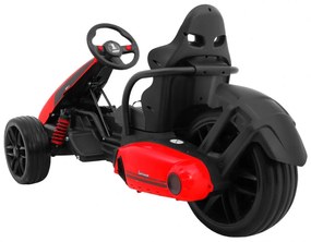 Kart elétrico para Crianças 3 Rodas 12V XR-1 Rodas Espuma EVA Vermelho