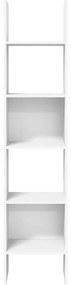 Estante de livros 40x35x180 cm derivados de madeira branco