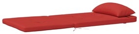 Almofadões p/ cadeira adirondack 2 pcs tecido oxford vermelho