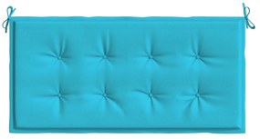 Almofada vidaXL Turquesa Tecido Oxford, Fibra de Espuma 120 x 50 x 4 c