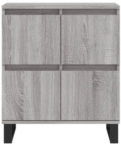 Aparadores 2 pcs derivados de madeira cinzento sonoma