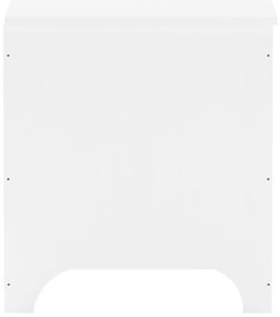 Caixa de arrumação c/ tampa RANA 80x49x54cm pinho maciço branco