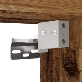 Armário com lavatório embutido madeira velha