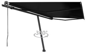 vidaXL Toldo automático independente 400x300 cm antracite