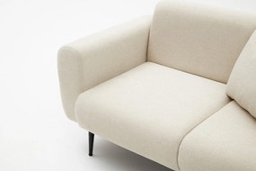 Sofá de 2 Lugares Side – Creme – 171 cm x 77 cm x 82 cm