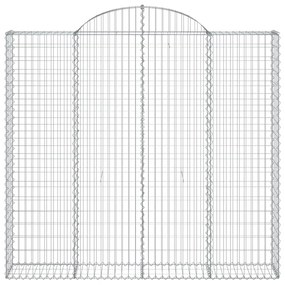 Cestos gabião arqueados 5pcs 200x30x180/200cm ferro galvanizado