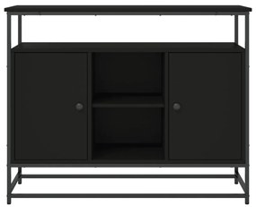 Aparador 100x35x80 cm derivados de madeira preto
