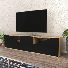 Móvel TV Carson – Carvalho e Antracite – 160 cm x 35,3 cm x 40 cm
