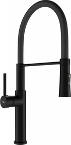 Mexen Dina torneira de cozinha, preta - 672701-70