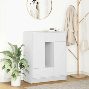 Aparador c/ gavetas e portas 73x31x90 cm branco