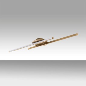 Chandelier Umut – Dourado – 86x5x17 cm