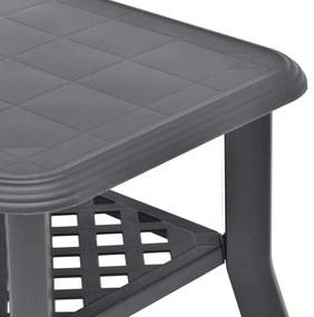 Mesa de centro 90x60x46 cm plástico antracite