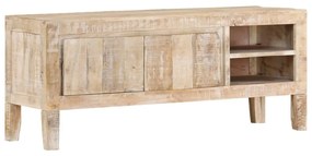 Móvel de TV 110x35x46 cm madeira de mangueira maciça