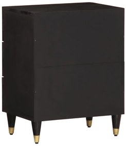Mesa de cabeceira 50x33x60 cm madeira de mangueira maciça