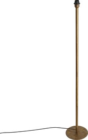 Candeeiro de pé clássico dourado sem abajur - Simplo