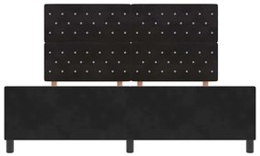 Cama vidaXL Preta 180x200 cm Veludo