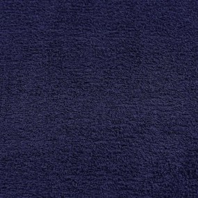 Toalhas sauna 2 pcs 80x200 cm 360 gsm 100% algodão azul marinho