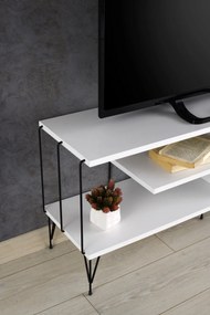 Móvel TV Eze – Branco – 120 cm x 44,5 cm x 30 cm