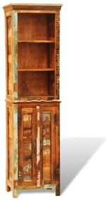 vidaXL Estante vintage de madeira reciclada maciça