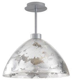 Candeeiro Bergama – Prateado – Diâmetro 34 cm x Altura 37 cm