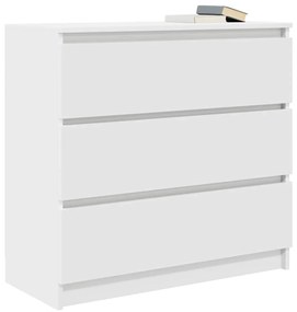 Aparador 80x35x76 cm derivados de madeira branco