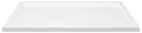 Base de chuveiro retangular 70x120 cm ABS branco