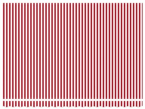 Toldo Retrátil Manual vidaXL Listrado em Vermelho e Branco 450x300 cm