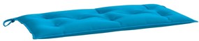 Almofadões banco jardim 2 pcs tecido oxford azul-claro