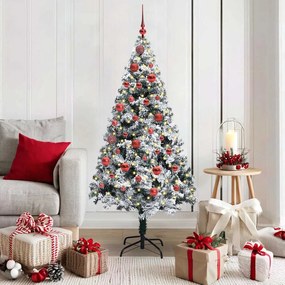 vidaXL Árvore de Natal Artificial Verde 150 cm PVC, Aço e Plástico