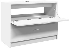 Armário de lavatório 78x37x59 cm derivados de madeira branco