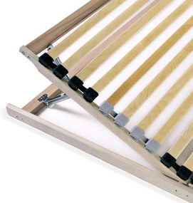 Estrados de ripas 2 pcs com 28 ripas 7 zonas 80x200 cm