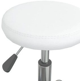 Banco de massagens couro artificial branco