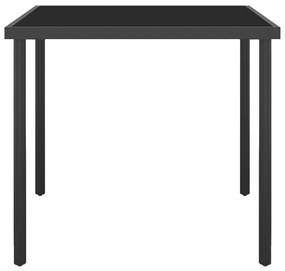 3 pcs conjunto de jantar para exterior aço