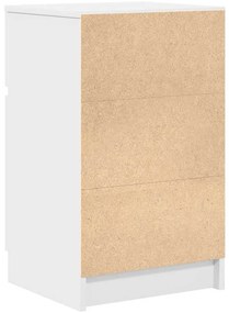 Mesa de cabeceira 39x35x65 cm derivados de madeira branco