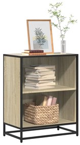 vidaXL Estante 60x35x76 cm contraplacado cor carvalho sonoma