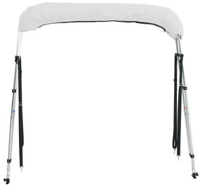 Toldo 3 arcos Bimini paredes malha laterais 183x(185-198)x137cm