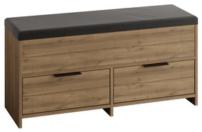 Sapateira Berlin – Nogueira/Preto – 60x200x35 cm