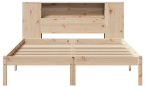 Cama com estante sem colchão 120x190 cm pinho maciço