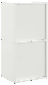 Suporte para lenha 40x30x80 cm aço laminado a frio branco