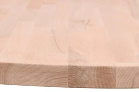 Tampo de mesa redondo Ø80x1,5 cm madeira de faia maciça